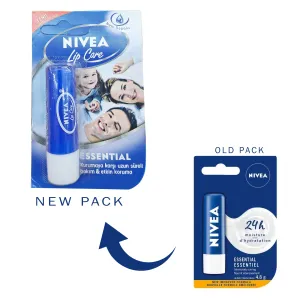 Nivea Long Lasting Moisture Caring lip Balm (Essential ) 4.8g
